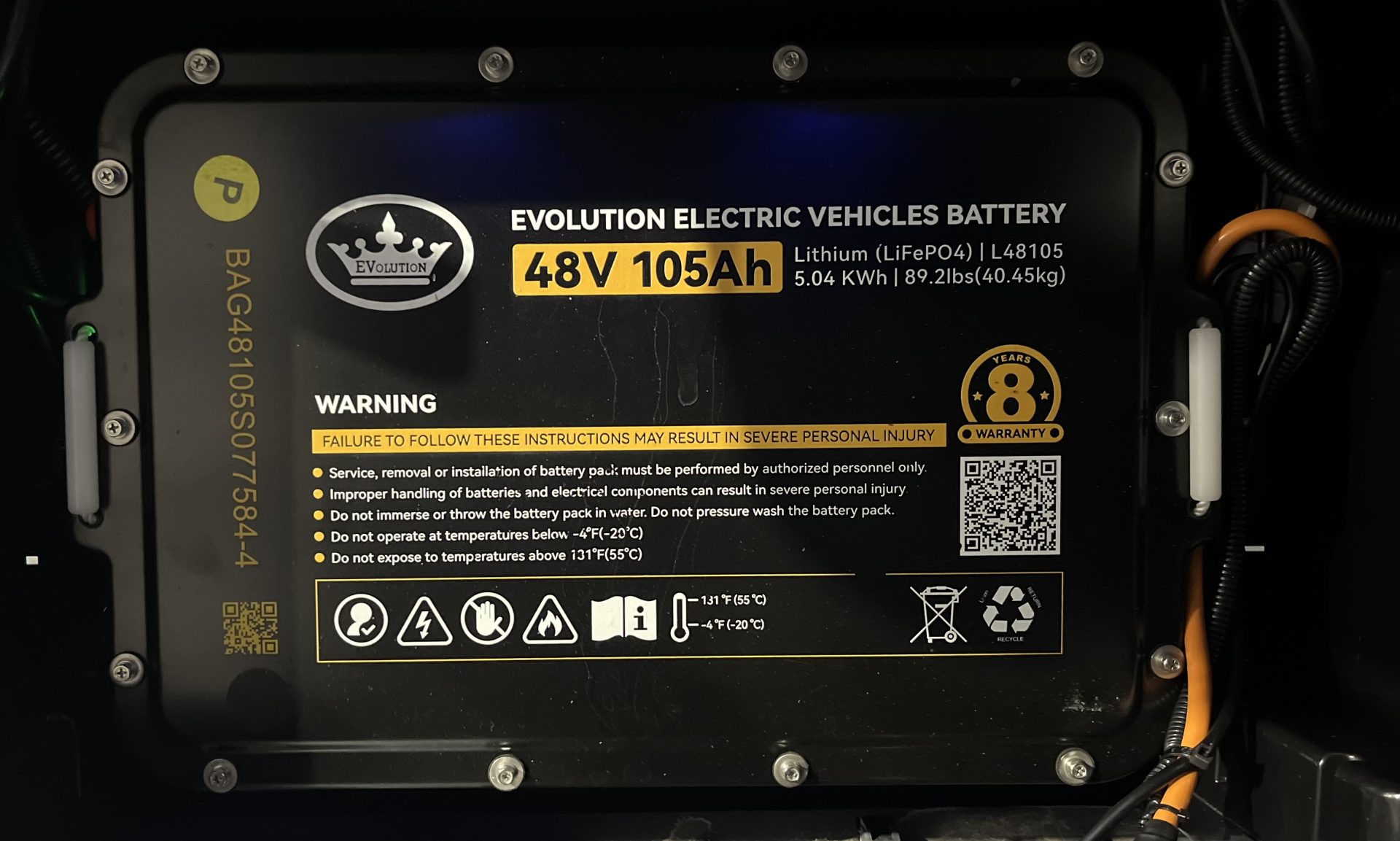 2025 Evolution Golf Cart D5 Power Lithium-Ion 4 Passenger sale - Image 6